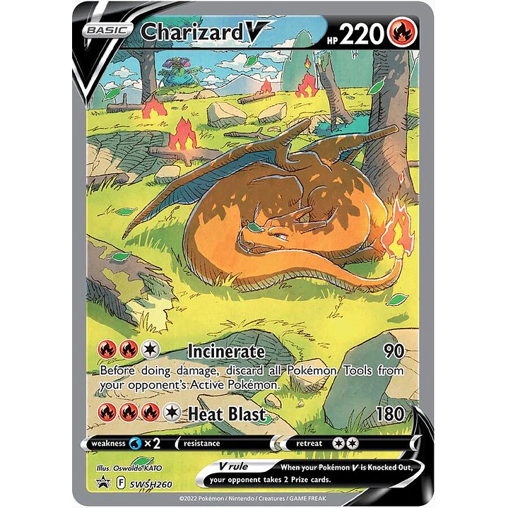 Charizard V #SWSH260 Pokémon Promo 1