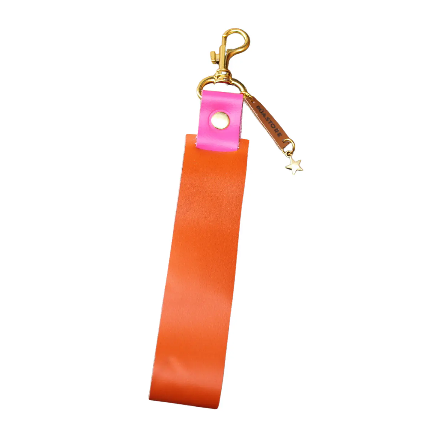 Llavero naranjo fucsia 1