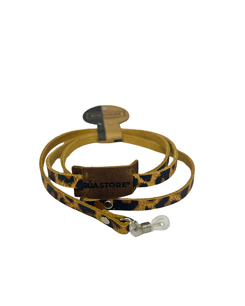 Strap de lentes Leopardo (ajustes gomita)