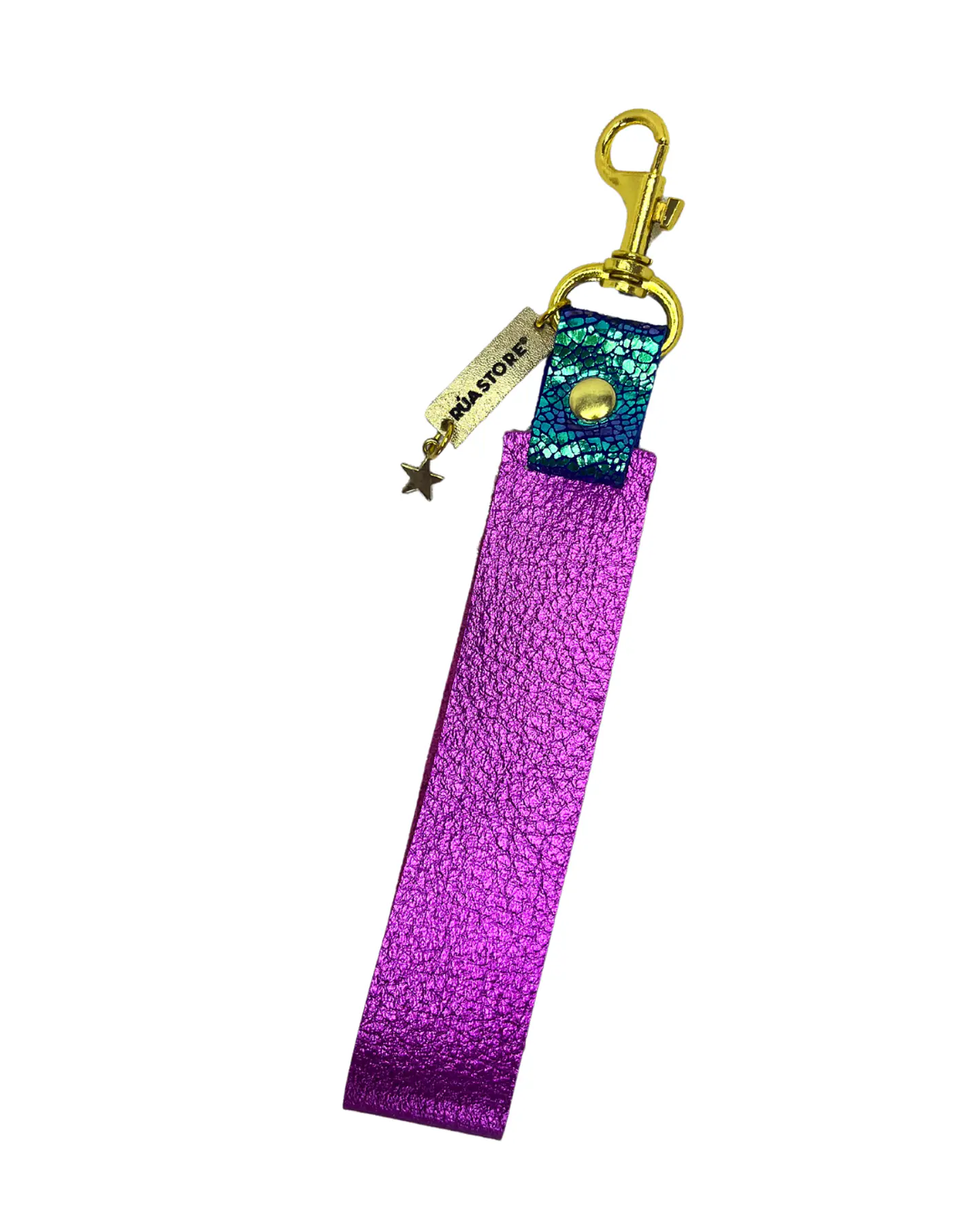 Llavero de muñeca Morado Shine 1