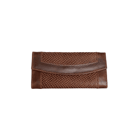 Billetera Simona Cafe Croco