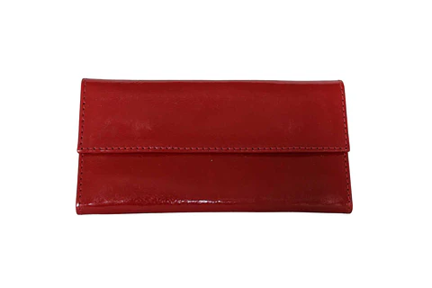 Billetera Vicenta Rojo Charol
