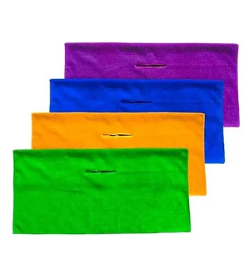 TOALLA TIPO TRAPERO MICROFIBRA 50X70 CMS, CON OJAL (PACK 12 UNID.)