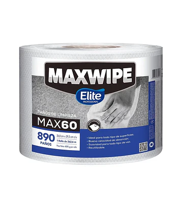 Paños Maxwipe 60 Bobina X 890 Un - MAXWIPE