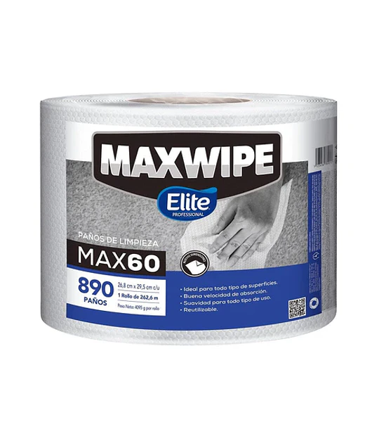 Paños Maxwipe 60 Bobina X 890 Un - MAXWIPE