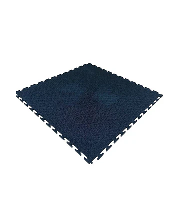 Piso encastrable PVC 7mm 50x50cm Negro Antiestatico