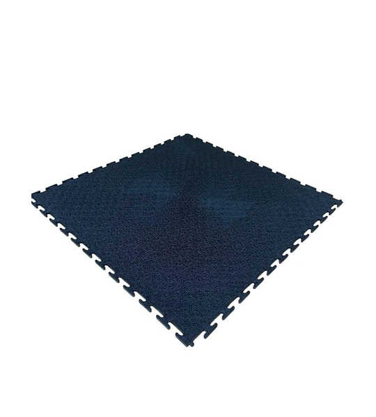 Piso encastrable PVC 7mm 50x50cm Negro Antiestatico