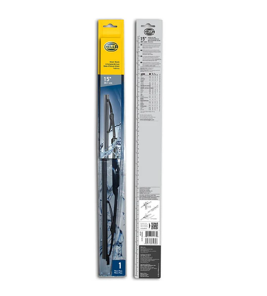 PLUMILLA 15" 381MM C/ADAPTA UNID.-HELLA