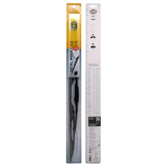PLUMILLA 22" 558MM C/ADAPTA UNID. - HELLA
