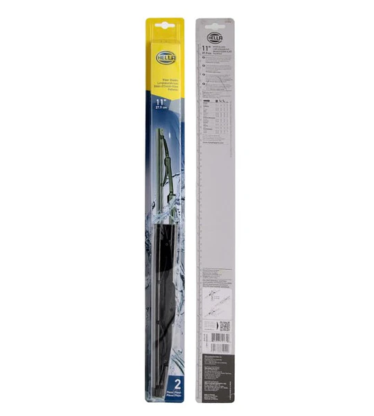 PLUMILLA LIMPIAPARABRISAS 11" (2 UN). -HELLA