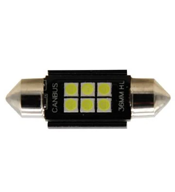 6LED CANBUS 3W BIVOLT 36MM SV8.5 FUSIBLE