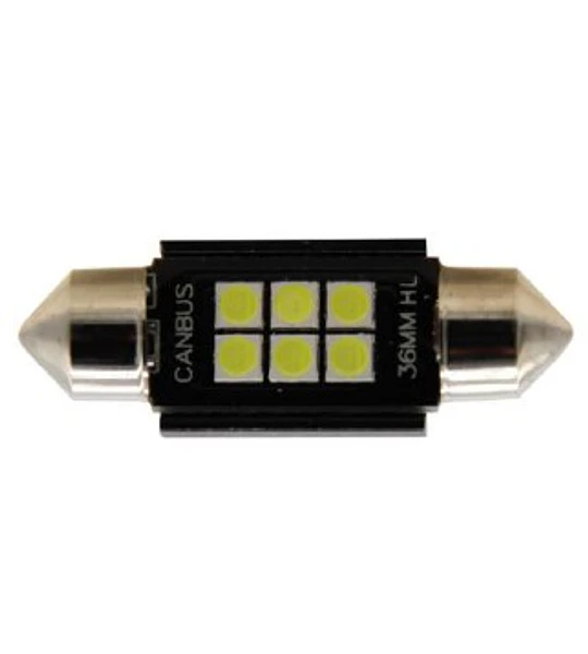 6LED CANBUS 3W BIVOLT 36MM SV8.5 FUSIBLE