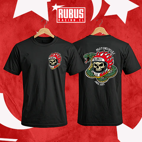 Polera Calavera old school