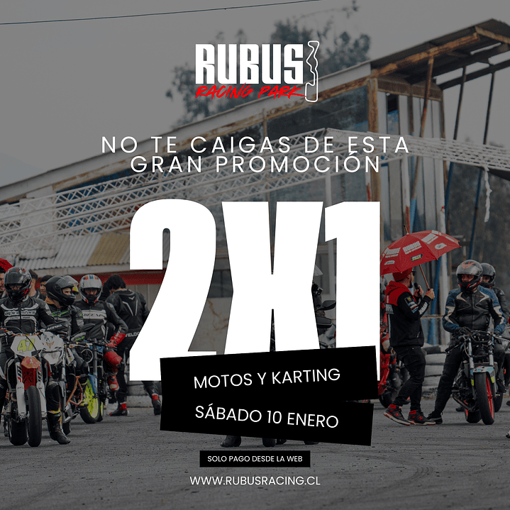 Promoción 2x1 entrenamiento 10 de enero 1