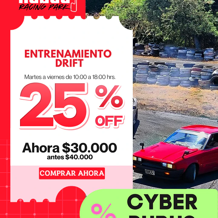 CYBER RUBUS: Entrenamiento Drift 1