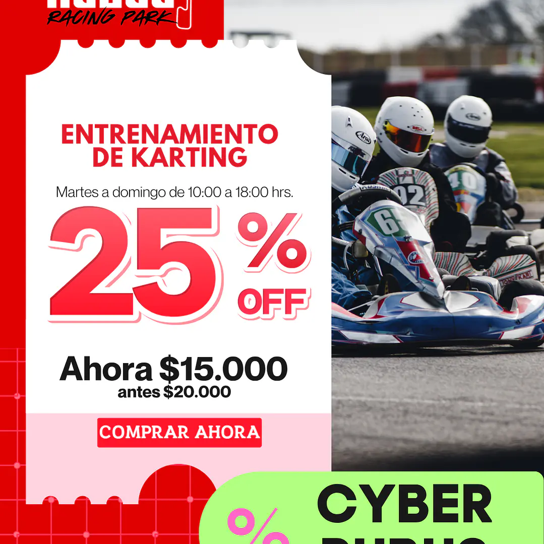 CYBER RUBUS: Entrenamiento Karting 1