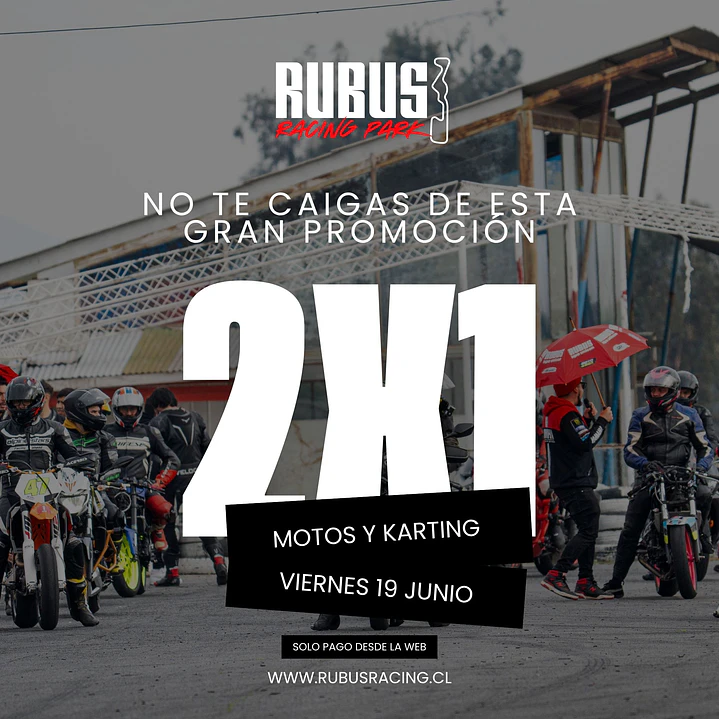 Promoción 2x1 entrenamiento 19 de Junio 1