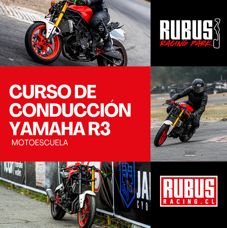 Curso de conducción con Yamaha R3 1