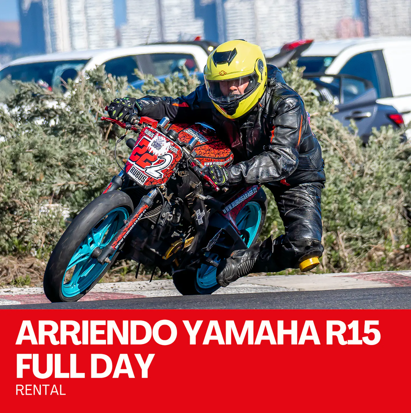 Arriendo Full Day Yamaha R15 1