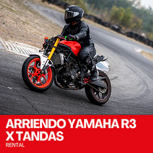 Arriendo Yamaha R3 x tandas