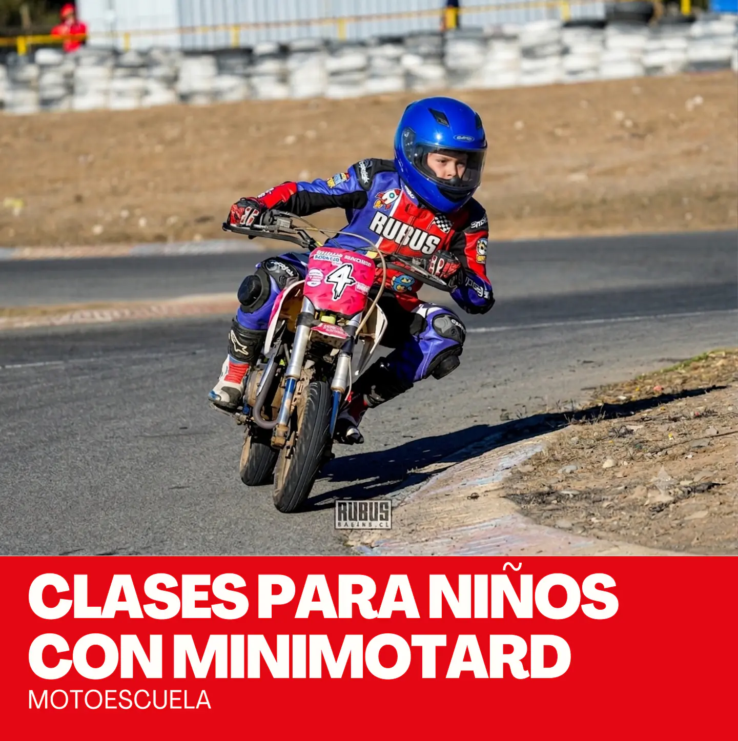 Clase para niños con minimotard 1