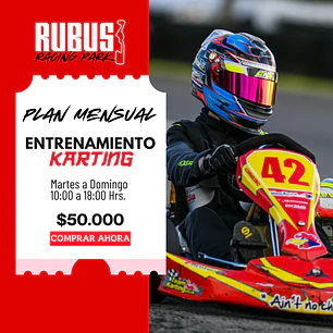 Plan Mensual entrenamiento karting