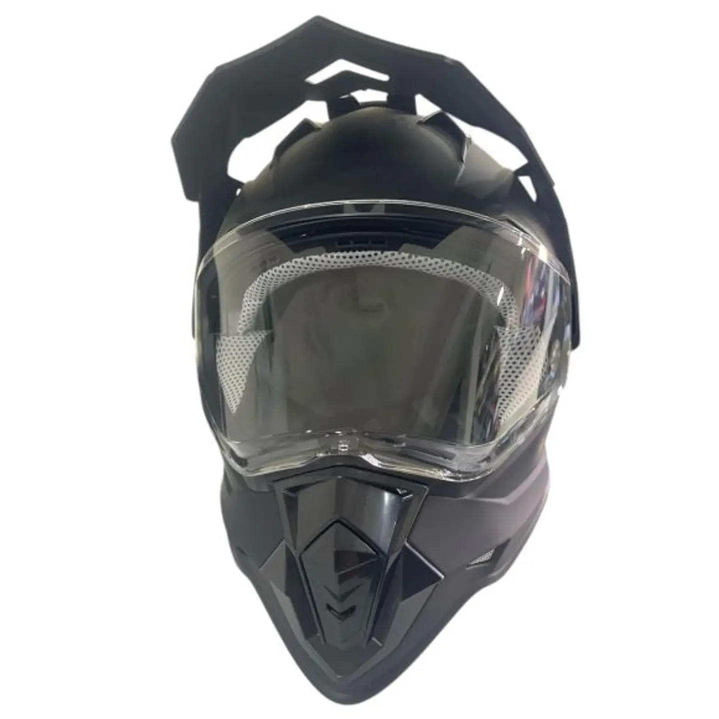 Casco Cross WLT-129 NEGRO Protección DOT y Lente de Policarbonato 2
