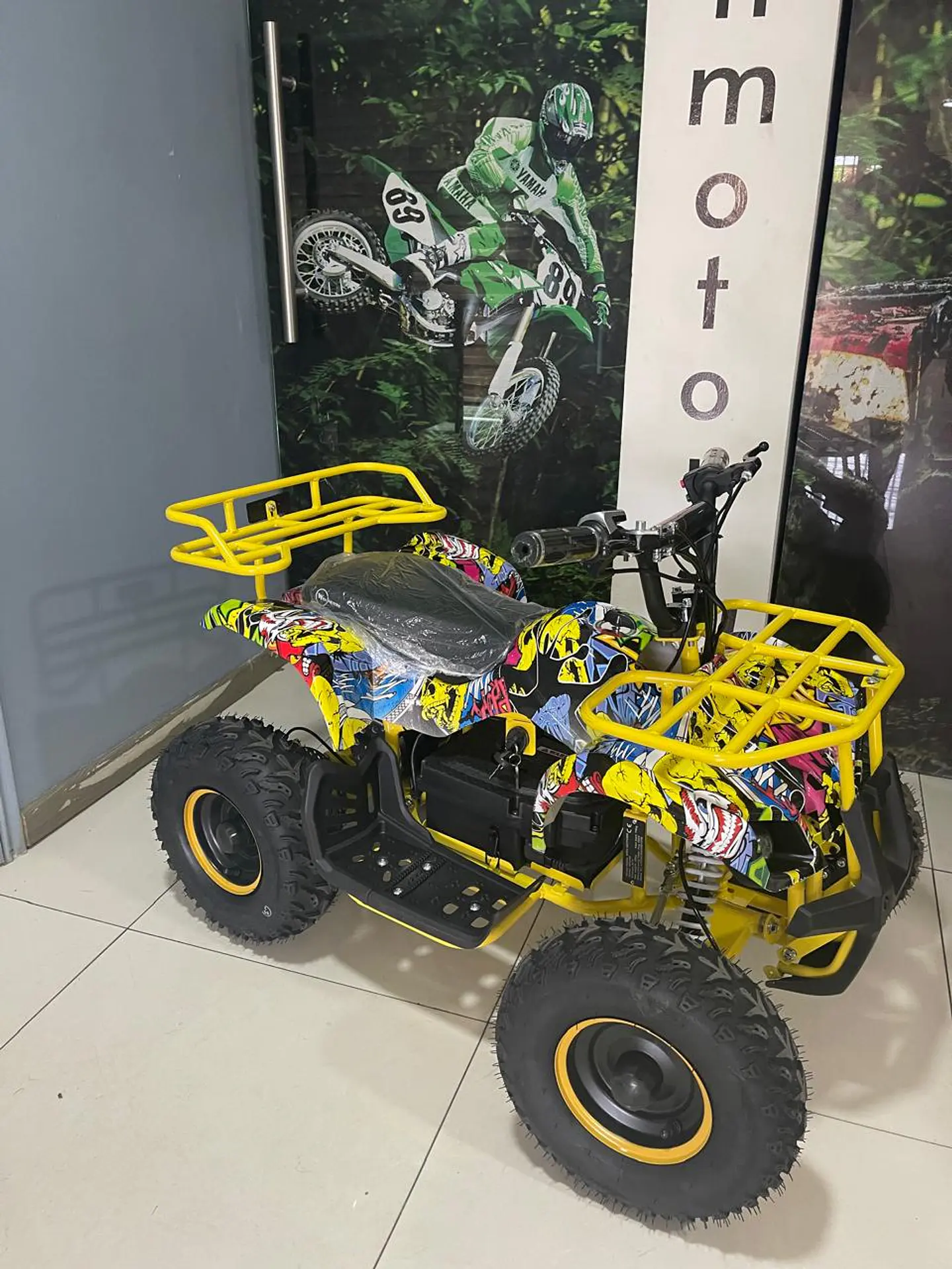 Cuatrimoto Eléctrica ATV HUMMER 800W | Silenciosa, Segura y Diversión para Toda la Familia 3