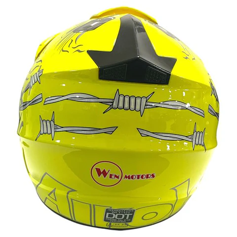 Casco Enduro WLT-125 con Certificación DOT | Máxima Protección para Motociclistas
