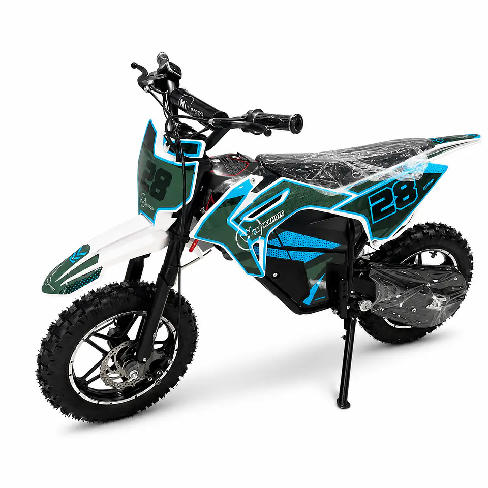 CROSS ELÉCTRICA 800W WEN MOTORS 2026 | Moto Eléctrica Infantil con 3 Velocidades, Frenos de Disco y Batería 36Ah 1