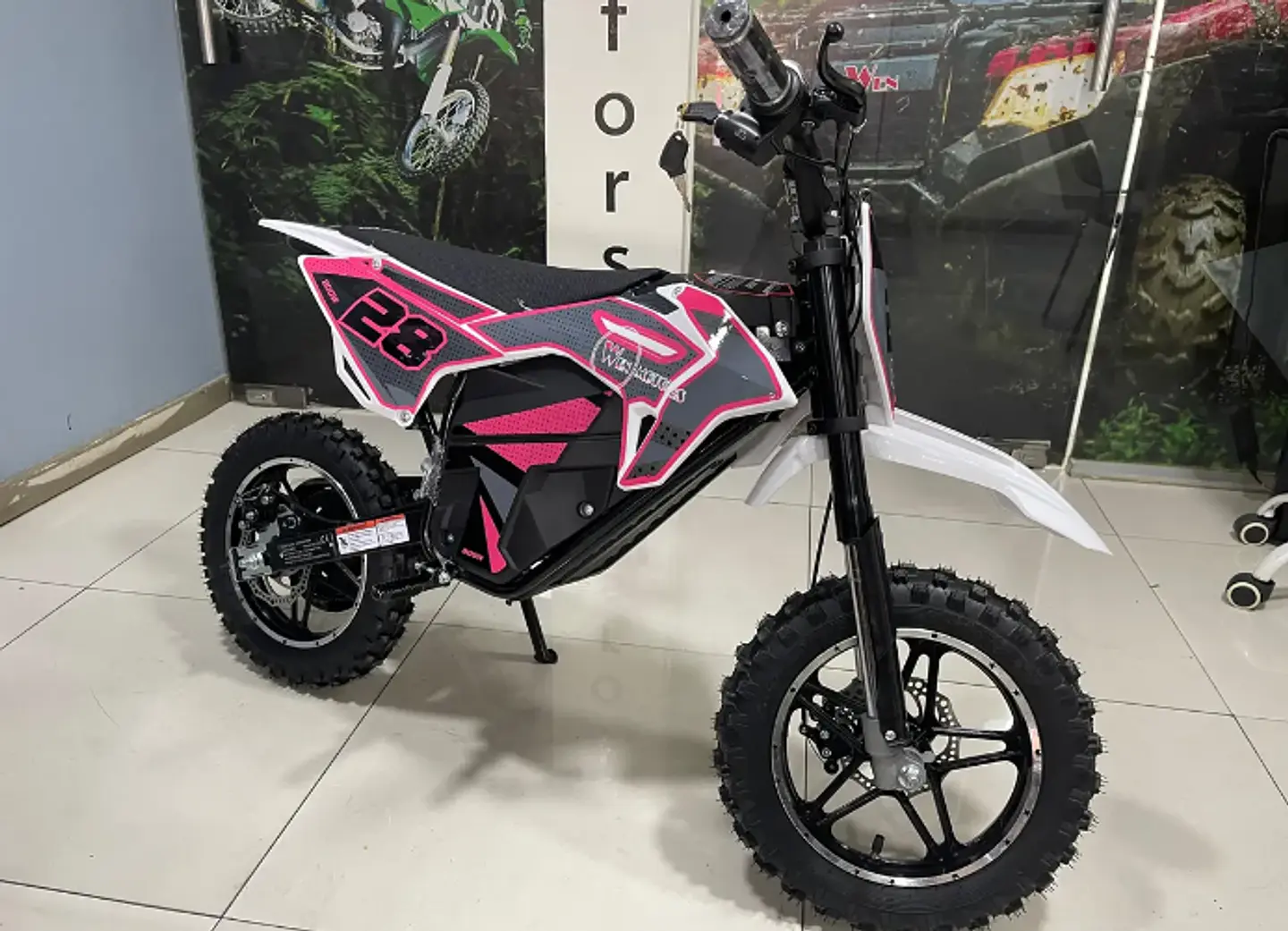 CROSS ELÉCTRICA 800W WEN MOTORS 2026 | Moto Eléctrica Infantil con 3 Velocidades, Frenos de Disco y Batería 36Ah 4
