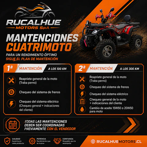 Mantención general para motocicletas 