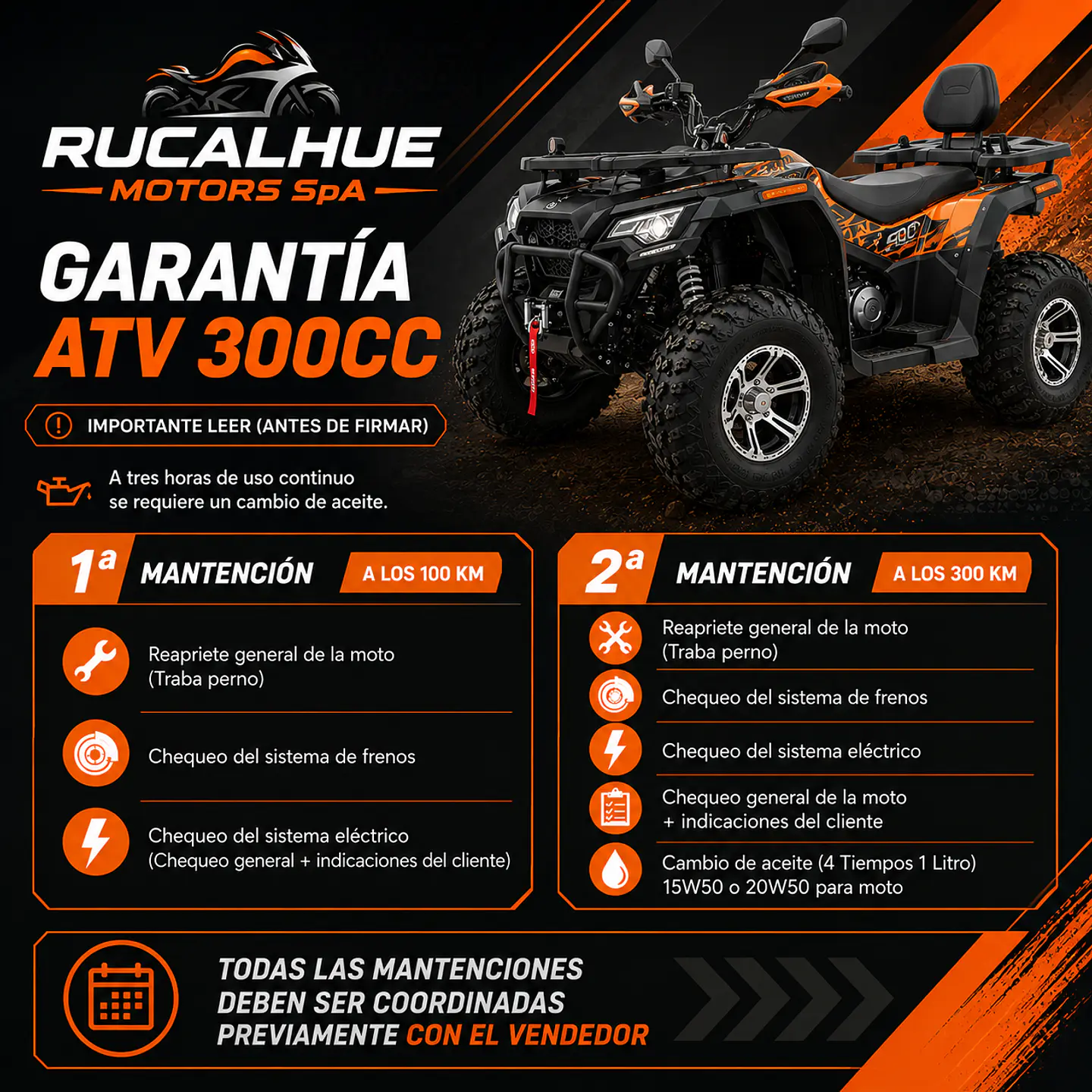 Mantención general para motocicletas  4