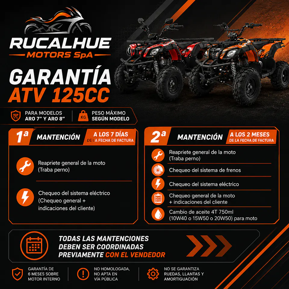 Mantención general para motocicletas  5