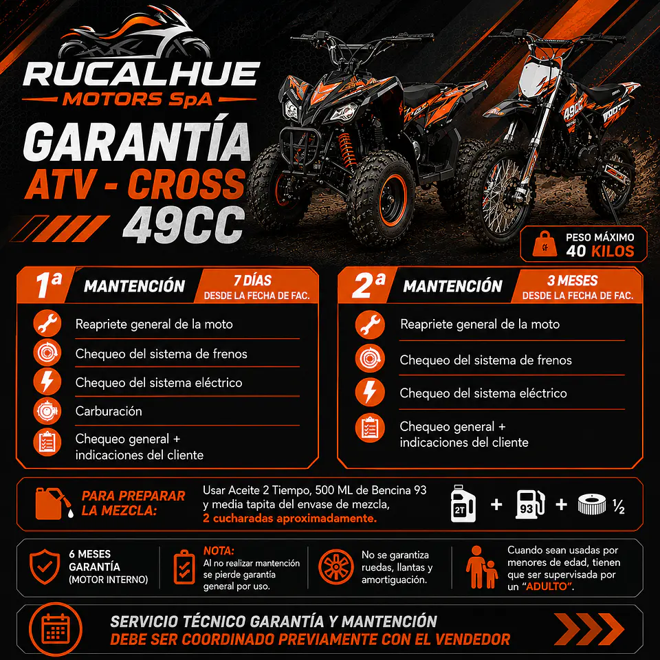 Mantención general para motocicletas  6