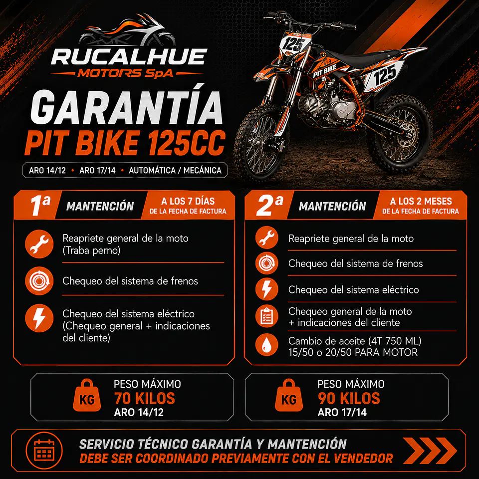 Mantención general para motocicletas  8
