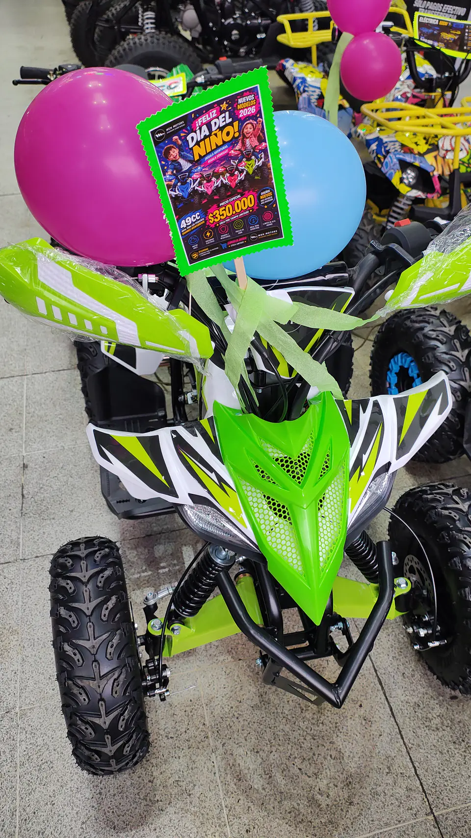 Cuatrimoto ATV RAPTOR KXD 49CC 2026 | Ideal para Niños | Partida Eléctrica y Retráctil 3