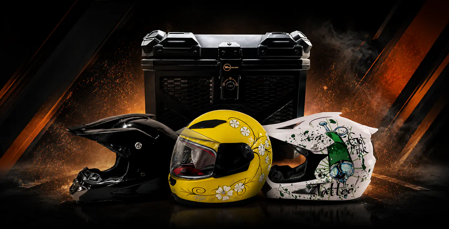 Cascos y accesorios