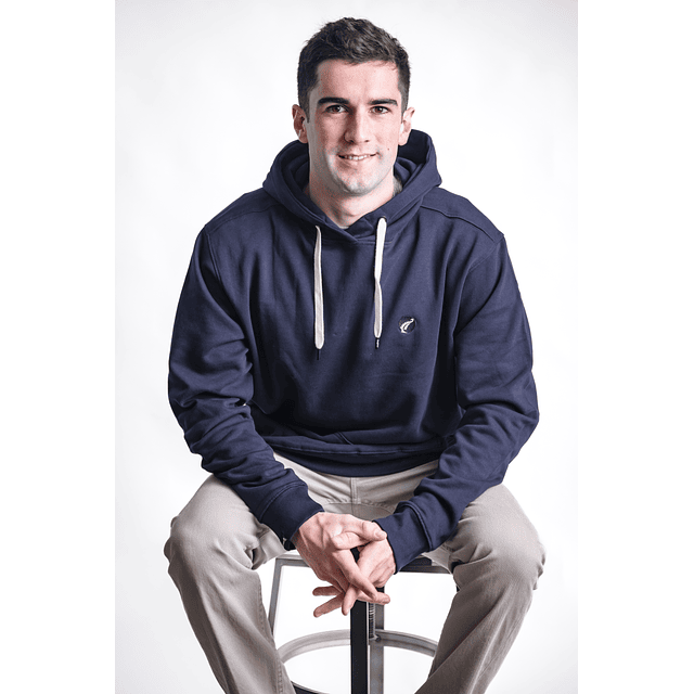 Polerón Hoodie Classic Navy Blue