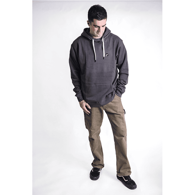 Polerón Hoodie Classic Black Vintage 