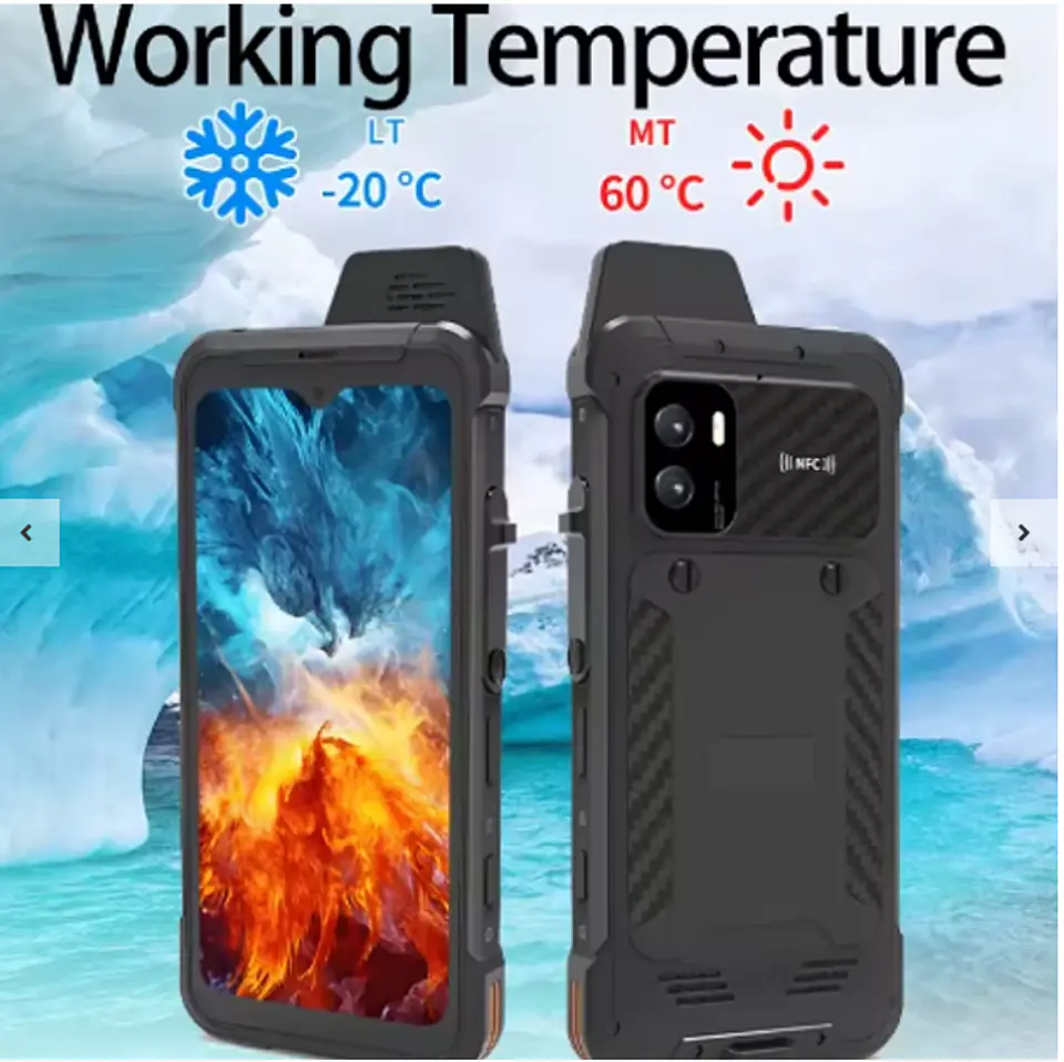 CELULAR INTRINSICAMENTE SEGURO ATEX AT55GT IP68 RUGGED 4G ANTIEXPLOSIONES CENAVA 7
