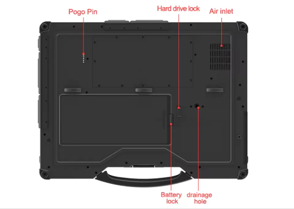 Laptop Cenava W14U Rugged Industrial IP65 14 Pulgadas Intel I5 16 GB 512 SSD Windows 7