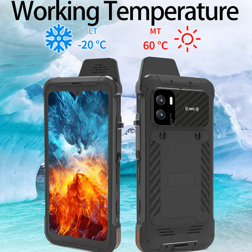 Celular Intrínsicamente Seguro Cenava A635GT Atex IP68 5G 5