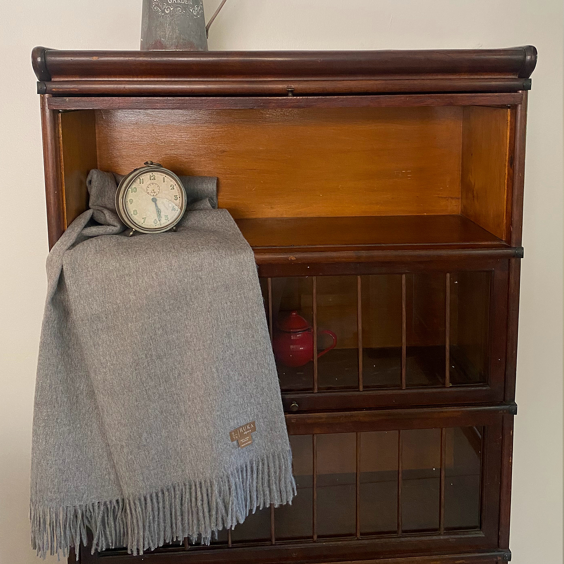 Mantas 100% Baby Alpaca Gris 1