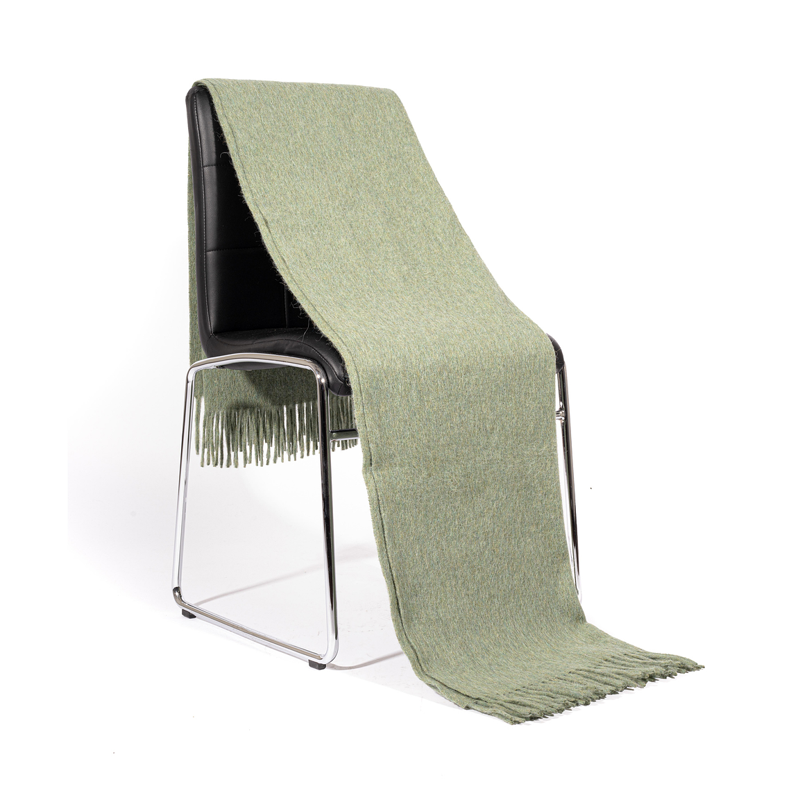 Echarpe Alpaca/Lana Verde Claro 1