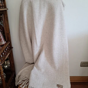 Echarpe o Piecera Alpaca/Lana Ostra