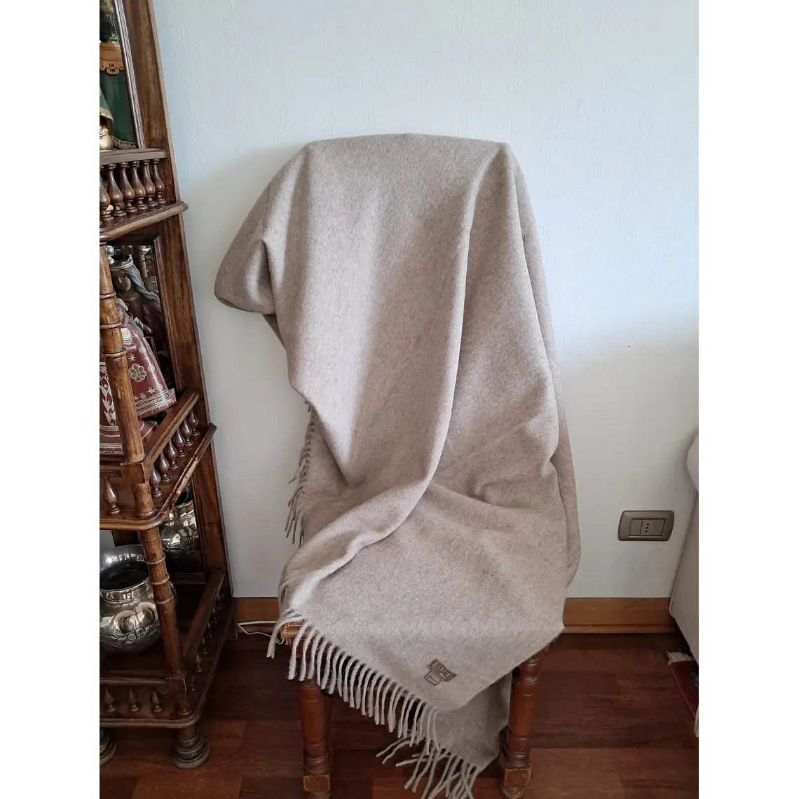  Echarpe o Piecera Alpaca/Lana Beige 1