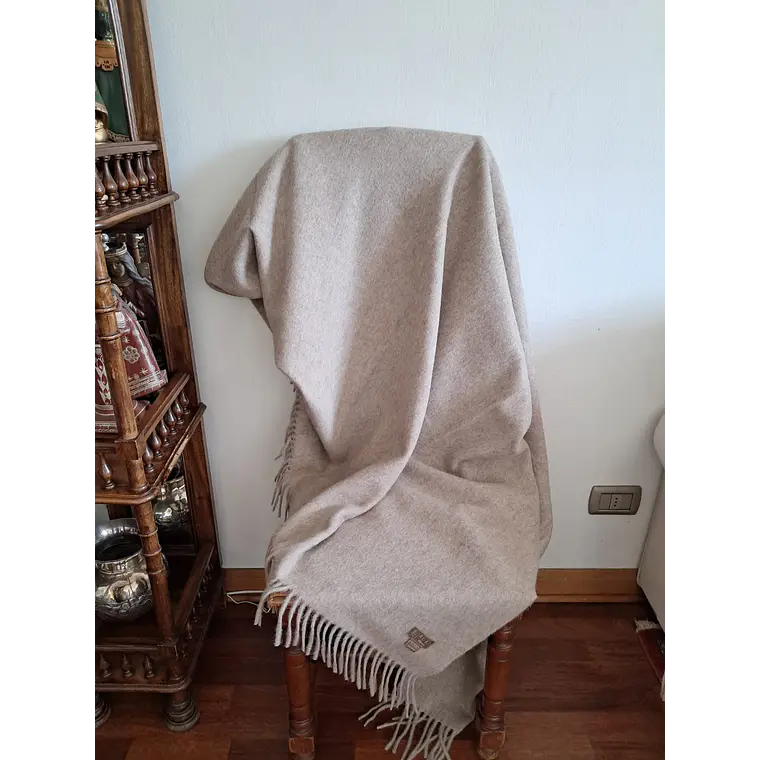  Echarpe o Piecera Alpaca/Lana Beige 1