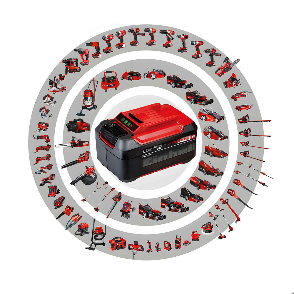 Kit Inicio Cargador + batería 18V Power X-Change 2,5Ah - Einhell