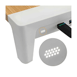 Elevador de Monitor 2 USB 3.0 y 1 Carga Rápida  - Macrotel